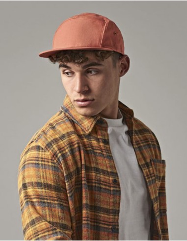 BEE-B654-Canvas 5 Panel Camper Cap